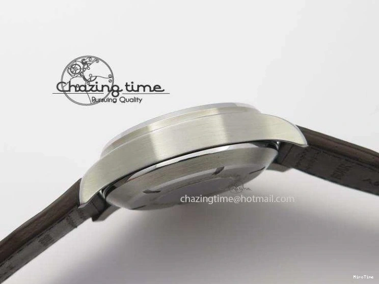 MIROTIME 0216 Pilot Chrono SS IW387808 CF3 ZF 1:1 Best Edition On Brown Leather Strap A Soft 7328